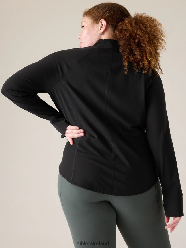 Clothing Athleta Salutation Jacket Black Women TB826Z553