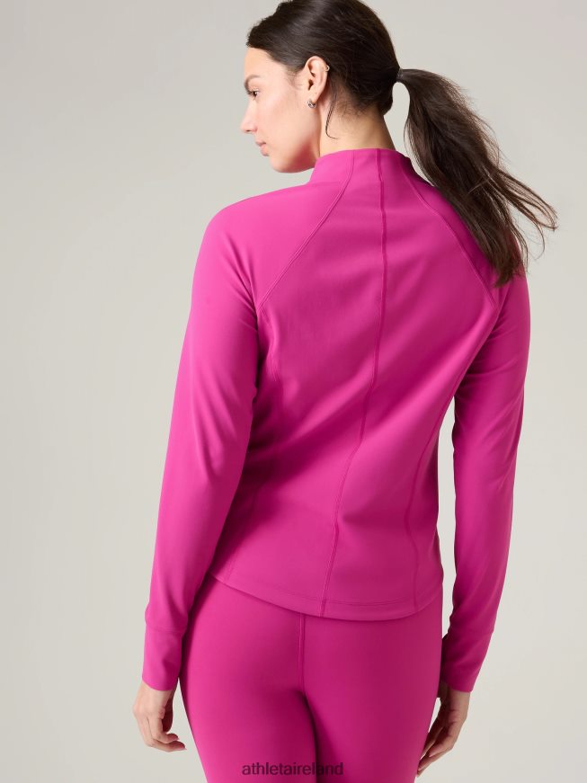 Clothing Athleta Salutation Jacket Iceplant Pink Women TB826Z569