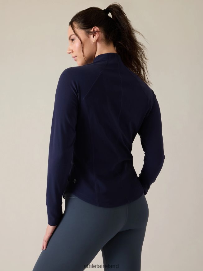 Clothing Athleta Salutation Jacket Navy Women TB826Z402