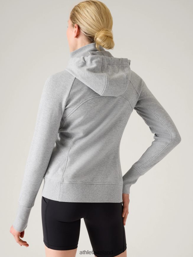 Clothing Athleta Triumph Hoodie Grey Heather Women TB826Z567