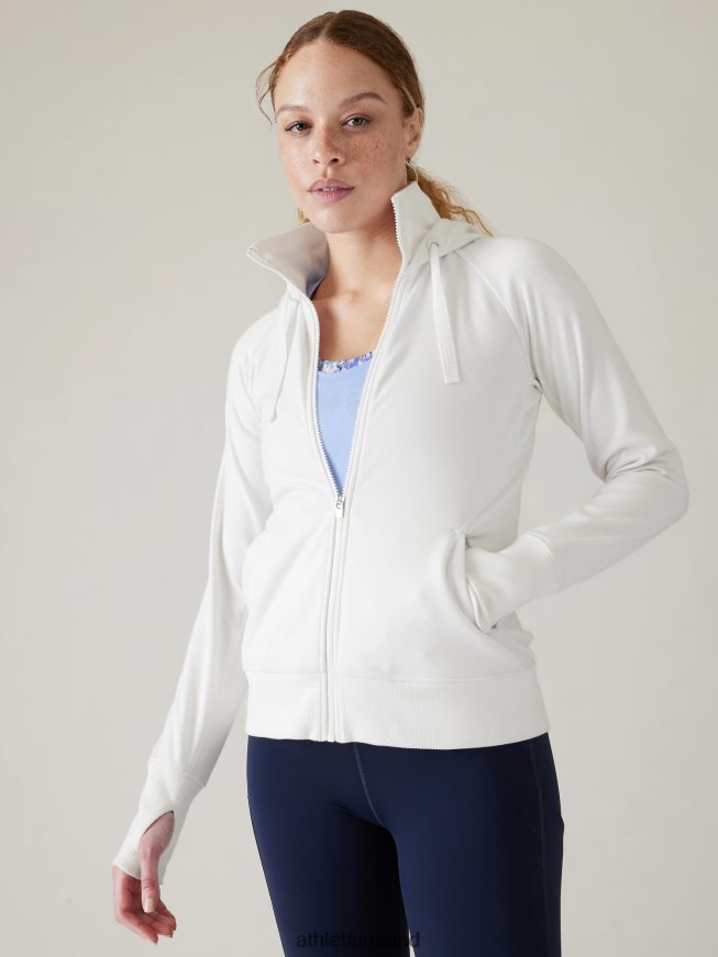 Clothing Athleta Triumph Hoodie White Women TB826Z438