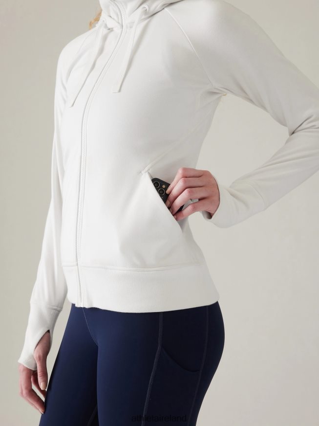 Clothing Athleta Triumph Hoodie White Women TB826Z438