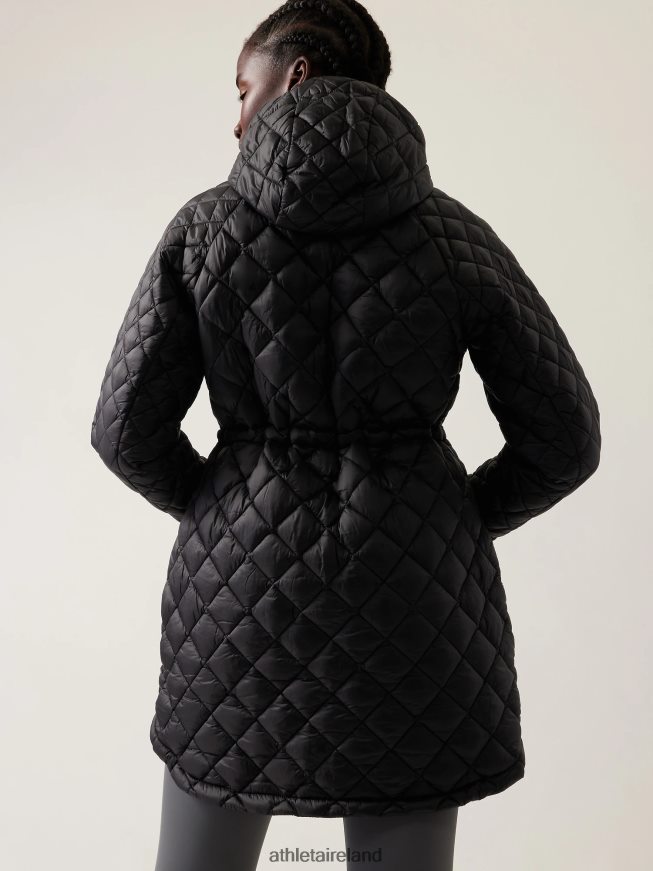 Clothing Athleta Whisper Featherless Puffer Parka Black Women TB826Z586