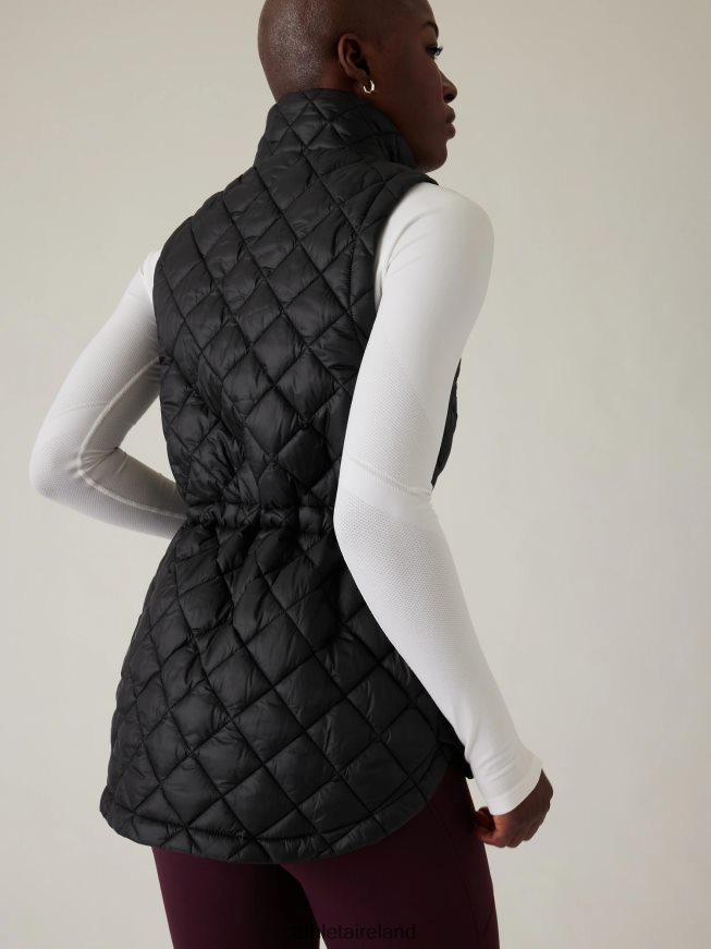 Clothing Athleta Whisper Featherless Puffer Vest Black Women TB826Z581