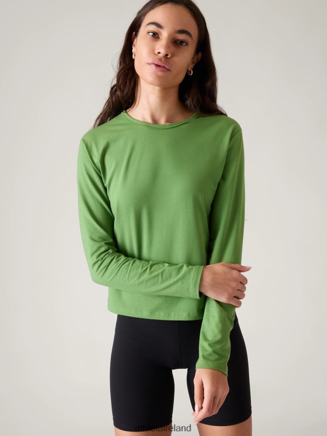 Clothing Athleta Essential Top Baja Green Women TB826Z285