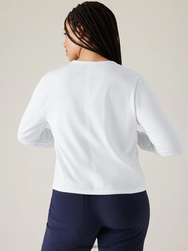 Clothing Athleta Essential Top Bright White Women TB826Z269