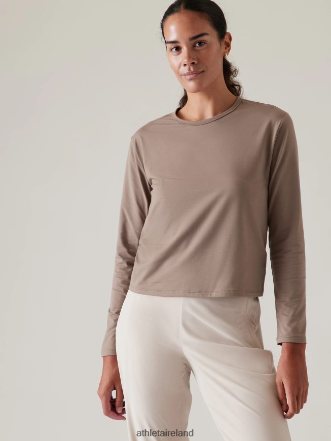 Clothing Athleta Essential Top Pyrite Women TB826Z309