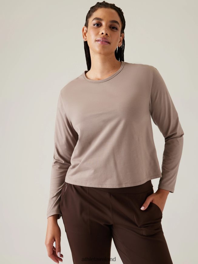 Clothing Athleta Essential Top Pyrite Women TB826Z309