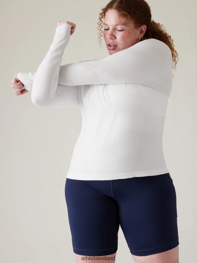 Clothing Athleta Momentum Seamless Top Bright White Women TB826Z500