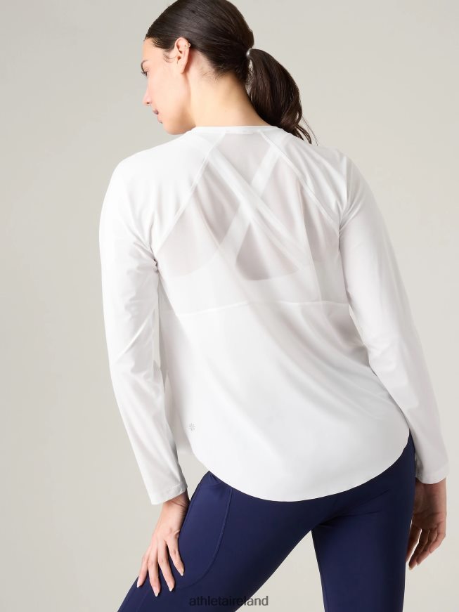 Clothing Athleta Ultimate Mesh Top Bright White Women TB826Z526