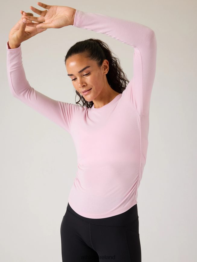 Clothing Athleta With Ease Cinch Top Begonia Women TB826Z525