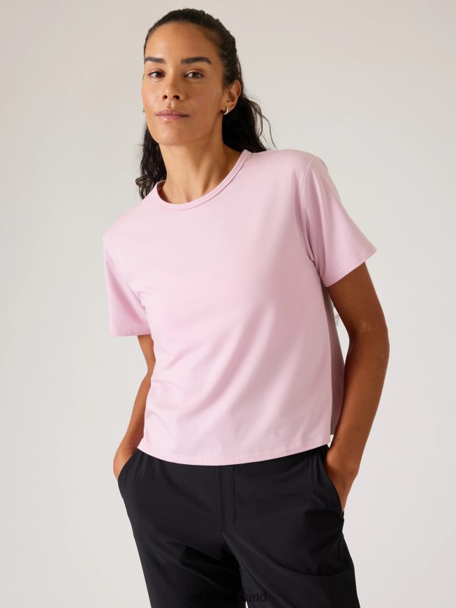 Clothing Athleta Essential Tee Begonia Women TB826Z364