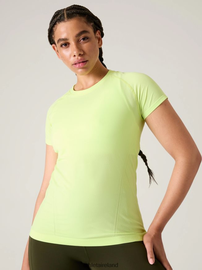 Clothing Athleta Momentum Seamless Tee Aloe Women TB826Z231