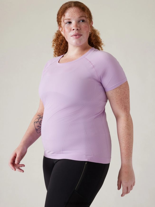 Clothing Athleta Momentum Seamless Tee Begonia Women TB826Z195