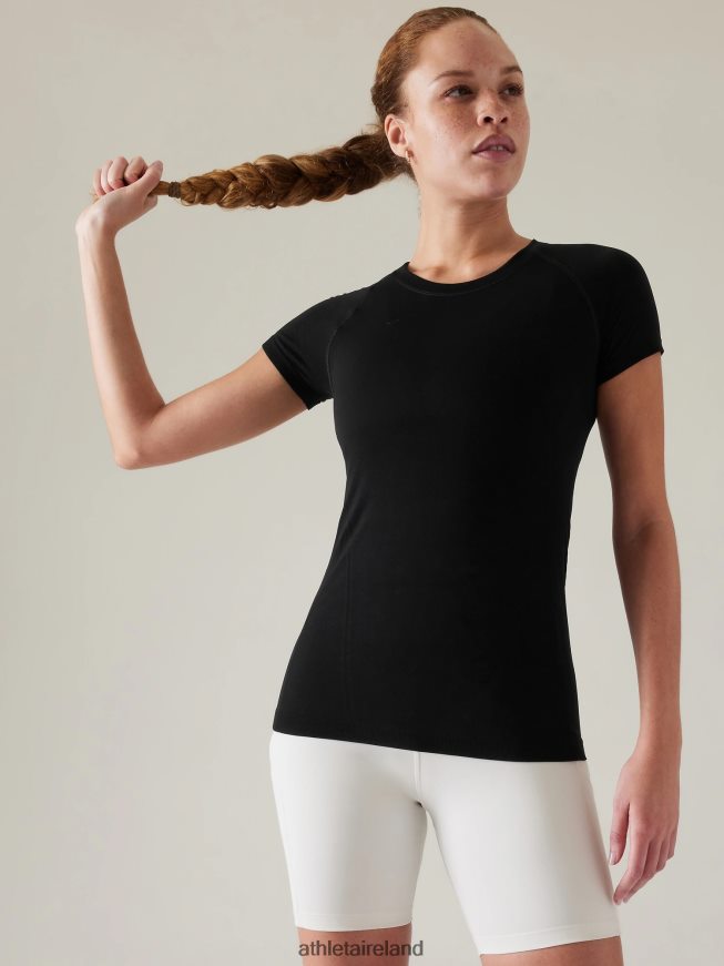 Clothing Athleta Momentum Seamless Tee Black Women TB826Z286