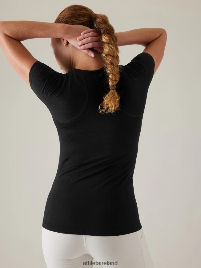 Clothing Athleta Momentum Seamless Tee Black Women TB826Z286