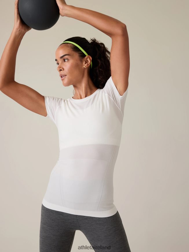 Clothing Athleta Momentum Seamless Tee Bright White Women TB826Z452