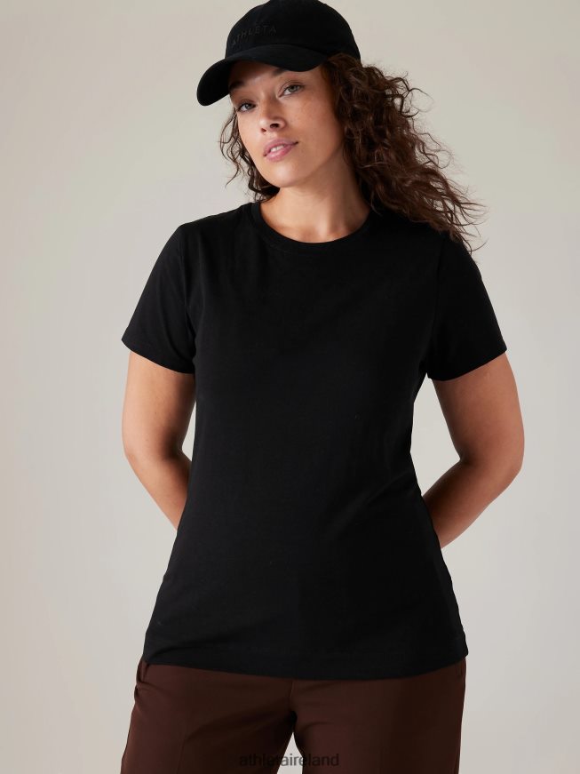 Clothing Athleta Outbound Tee Black Women TB826Z432