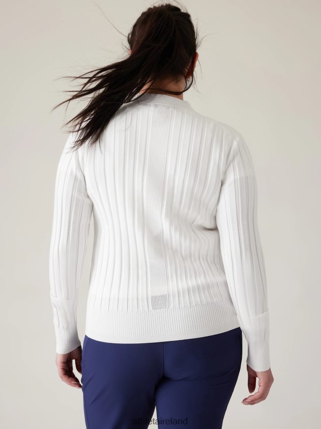 Clothing Athleta Fairway Sweater Bright White Women TB826Z368