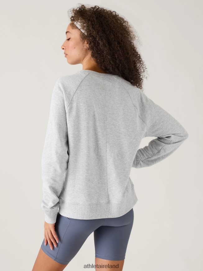 Clothing Athleta Sundown Sweatshirt Grey Heather Women TB826Z377