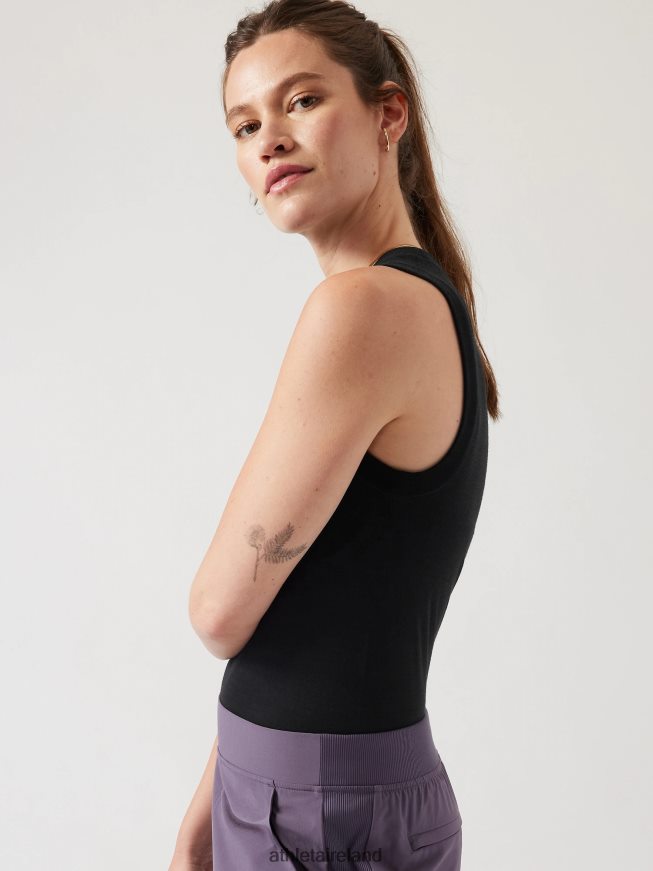 Clothing Athleta Ascent Seamless Tank Black Women TB826Z390