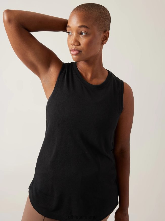 Clothing Athleta Breezy Tank Black Women TB826Z315