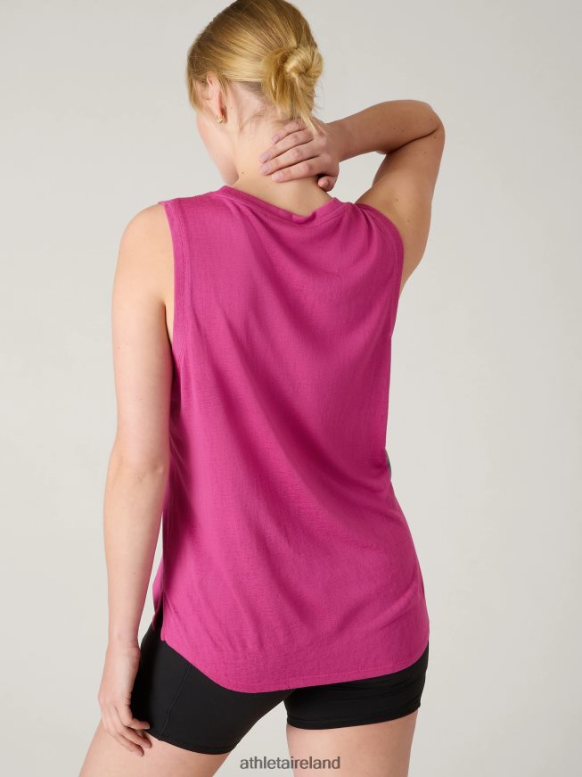 Clothing Athleta Breezy Tank Iceplant Pink Women TB826Z191