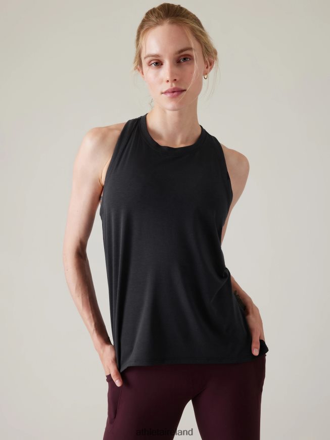 Clothing Athleta Ease In Tank Black Women TB826Z257