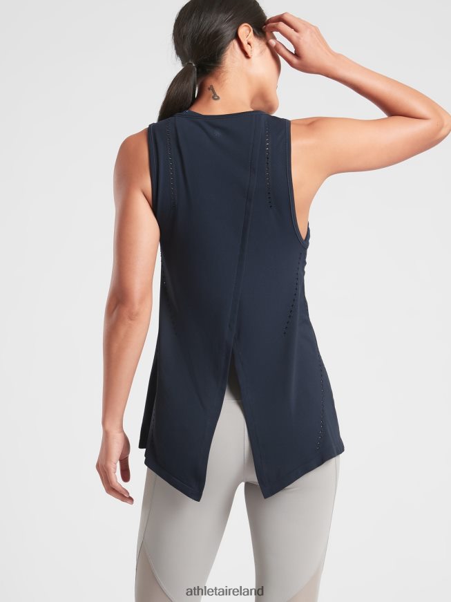 Clothing Athleta Foothill Seamless Tank Navy Women TB826Z532