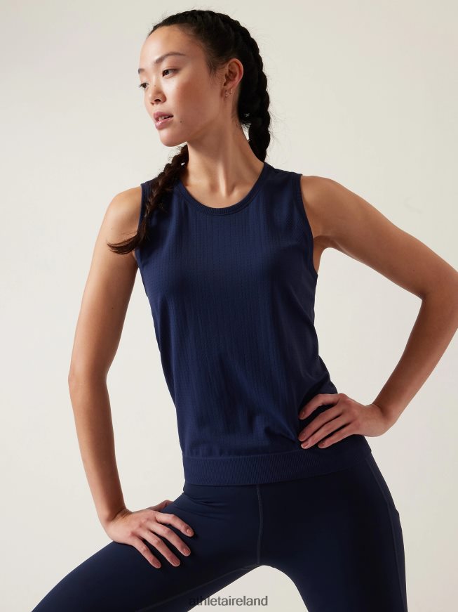 Clothing Athleta In Motion Seamless Tank Dress Blue Women TB826Z242