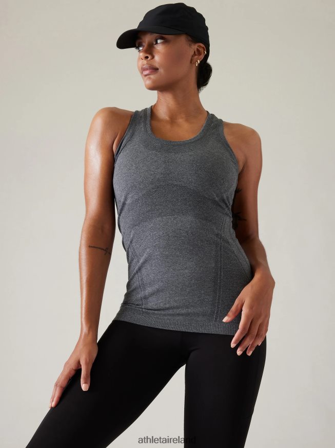 Clothing Athleta Momentum Seamless Tank Charcoal Grey Heather Women TB826Z196