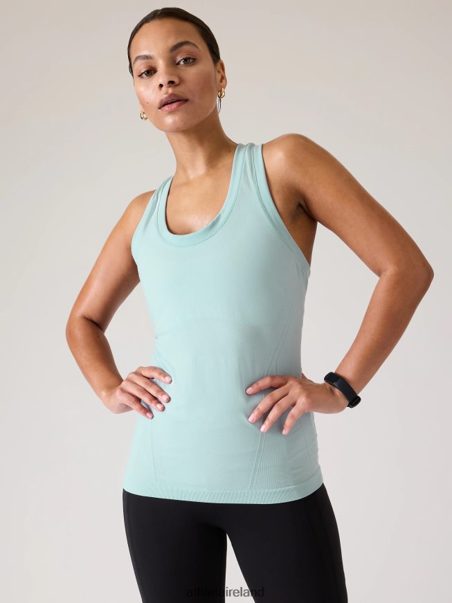 Clothing Athleta Momentum Seamless Tank Dawn Blue Women TB826Z301