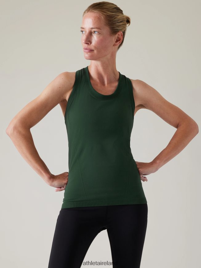 Clothing Athleta Momentum Seamless Tank Seaweed Snack Women TB826Z256