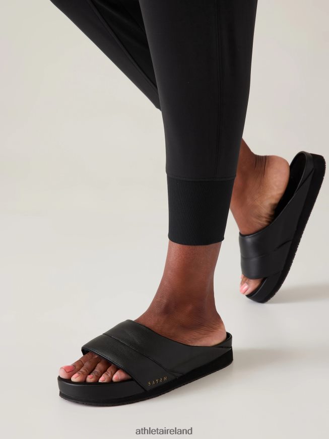 Footwear Athleta Saysh Slide Black Women TB826Z1002