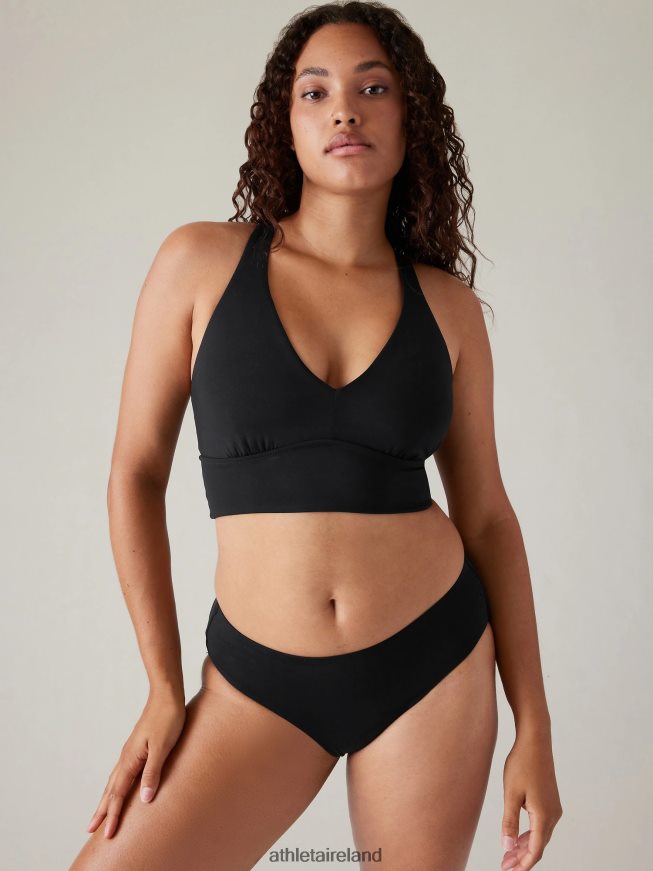 Swimwearwear Athleta Plunge Bikini Top D-Dd Black Women TB826Z942