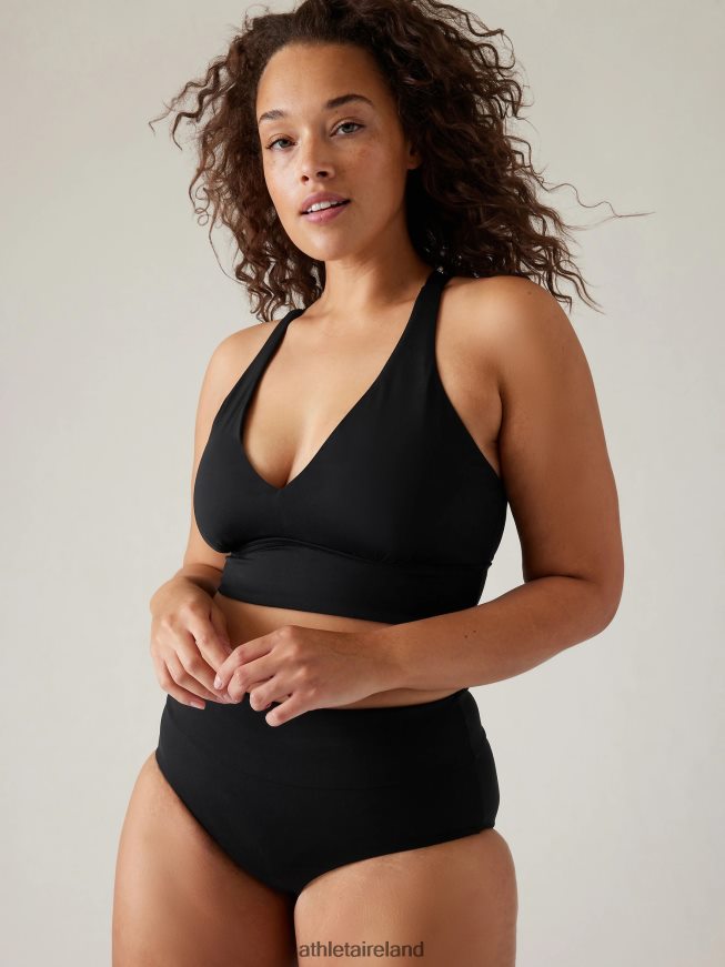 Swimwearwear Athleta Plunge Bikini Top D-Dd Black Women TB826Z942