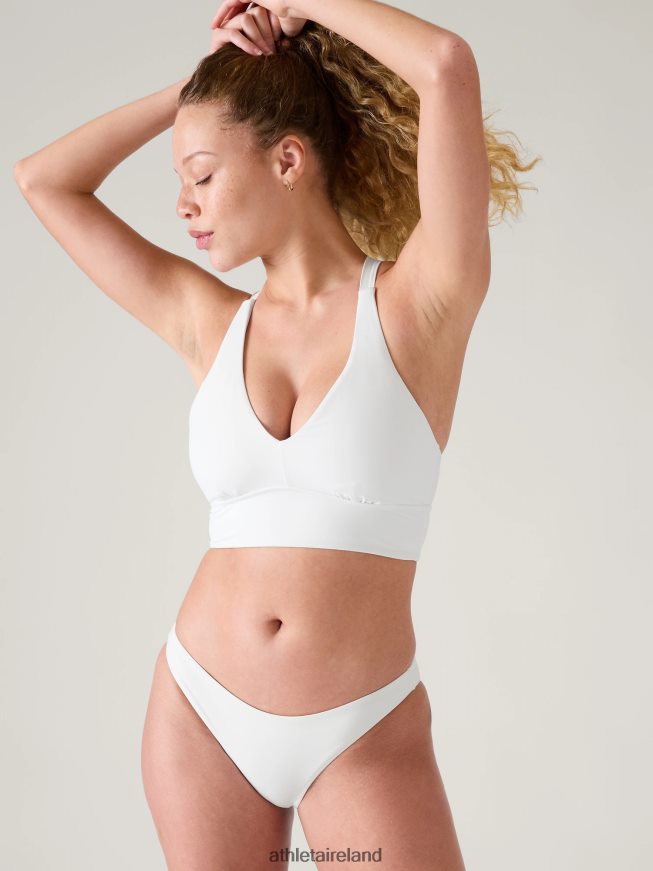 Swimwearwear Athleta Plunge Bikini Top D-Dd White Women TB826Z937