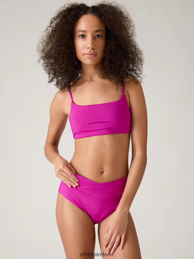 Swimwearwear Athleta Scoop Bikini Top A-C Electric Fuchsia Women TB826Z790