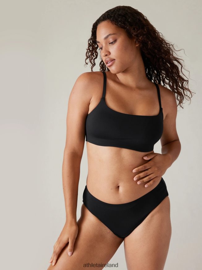 Swimwearwear Athleta Scoop Bikini Top D-Dd Black Women TB826Z946