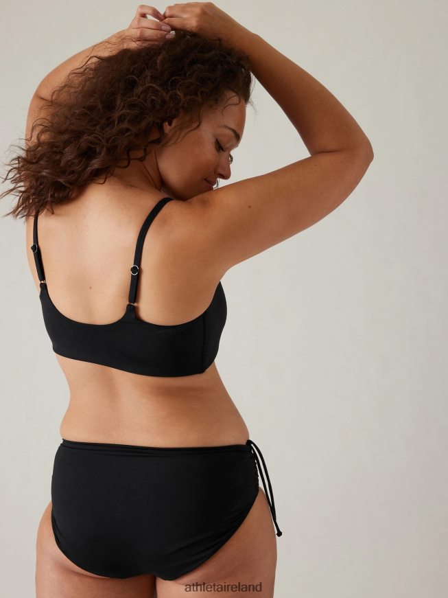 Swimwearwear Athleta Scoop Bikini Top D-Dd Black Women TB826Z946