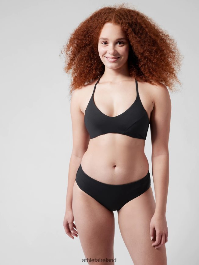 Swimwearwear Athleta Triangle Bikini Top A-C Black Women TB826Z945