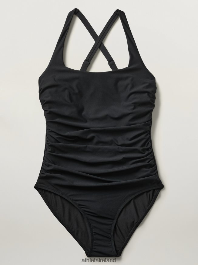 Swimwearwear Athleta Square Neck One Piece Swimsuit Black Women TB826Z872