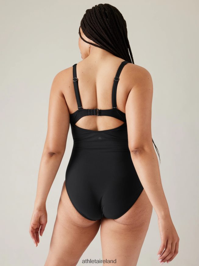 Swimwearwear Athleta Square Neck One Piece Swimsuit Black Women TB826Z872