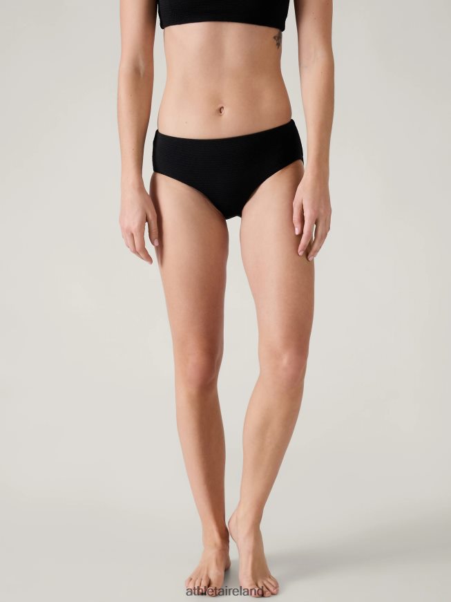 Swimwearwear Athleta Clean Full Swim Bottom Black Pique Women TB826Z917