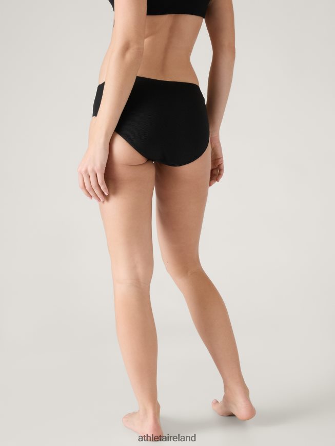 Swimwearwear Athleta Clean Full Swim Bottom Black Pique Women TB826Z917