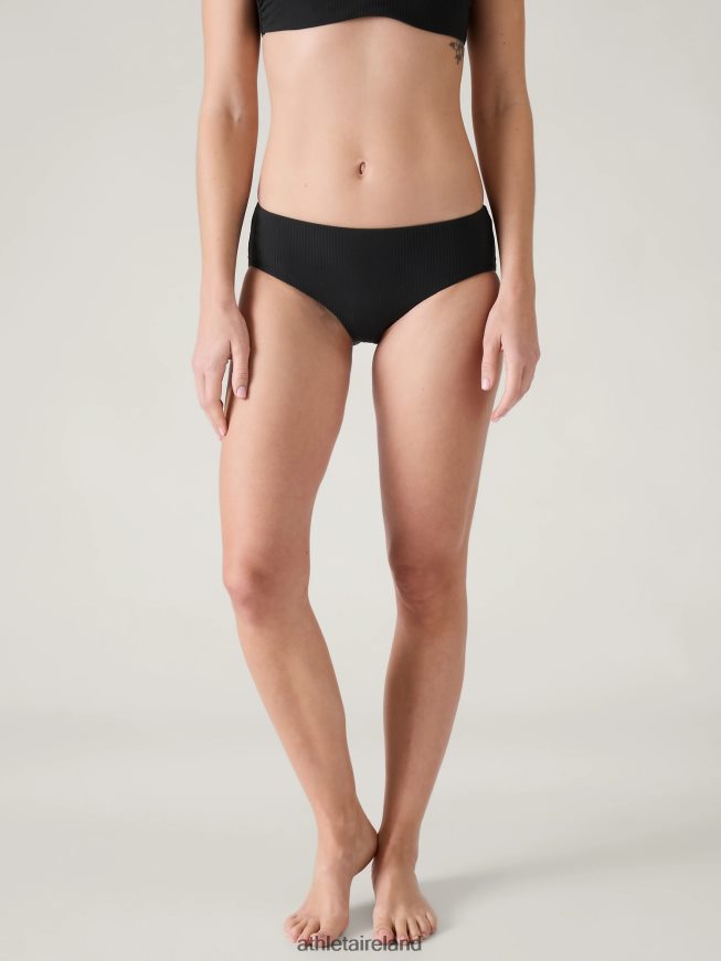 Swimwearwear Athleta Clean Full Swim Bottom Black Rib Women TB826Z882