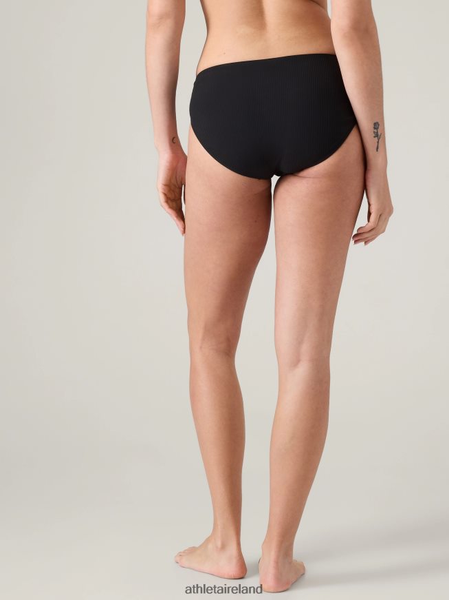 Swimwearwear Athleta Clean Full Swim Bottom Black Rib Women TB826Z882