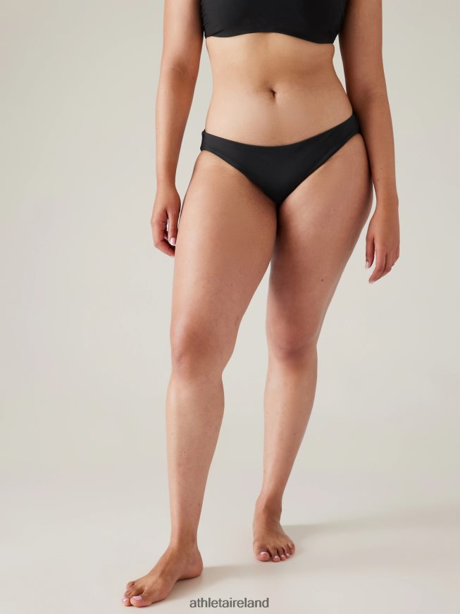 Swimwearwear Athleta Clean Medium Swim Bottom Black Women TB826Z803