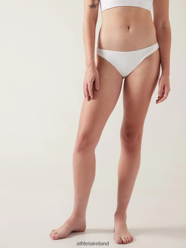 Swimwearwear Athleta Clean Medium Swim Bottom White Women TB826Z913