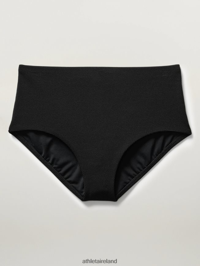 Swimwearwear Athleta High Waist Swim Bottom Black Pique Women TB826Z886